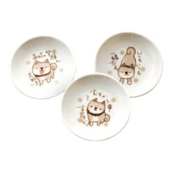 Petites Assiettes Shiba (Lot X3)