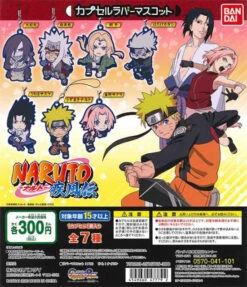 Bandai Naruto Shippuden Capsule Rubber Mascot (Gachapon)
