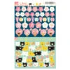 Set De Stickers - Sakura Et Chat -Style Japonais Boutique 3wayCircleStickerSpringpatternYozakuraandCatSakuraJapaneseStationeryYattaJapan