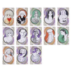 Yoshihiro Togashi Exhibition -PUZZLE- Cartes à Jouer Métallisées All-Star -Style Japonais Boutique AllStarFoilStampingPlayingCardsTogashiYoshihiroExhibitionPUZZLEJapanExclusiveYattaJapan3