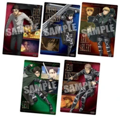 Bandai Gaufrette L'Attaque Des Titans (avec Carte) -Style Japonais Boutique AttackOnTitanFinalSeasonChocolateWaferYattaJapan2