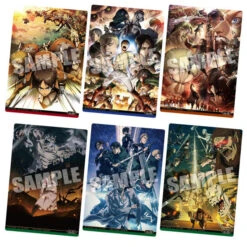 Bandai Gaufrette L'Attaque Des Titans (avec Carte) -Style Japonais Boutique AttackOnTitanFinalSeasonChocolateWaferYattaJapan3