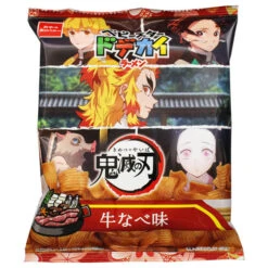 Baby Star Ramen Demon Slayer - Boeuf Grillé -Style Japonais Boutique BabyStarRamenGrilledBeefDemonSlayerKimetsunoYaibaYattaJapan