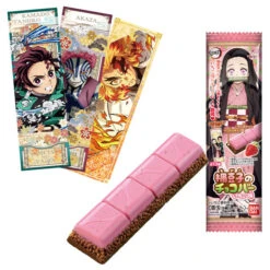 Bandai Barre De Chocolat Nezuko Demon Slayer - Fraise (avec Sticker)