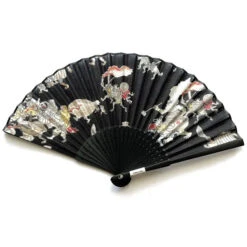 Eventail Japonais (Sensu) Yokai Museum - Noir