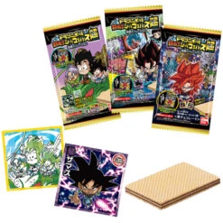 Bandai Gaufrette Dragon Ball Super Warrior Seal Wafer Super Miracle Fusion