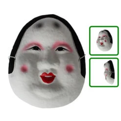 Masque Papier Mâché Okame