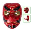 Masque Papier Mâché Tengu -Style Japonais Boutique JapaneseWashiMaskTenguYattaJapan