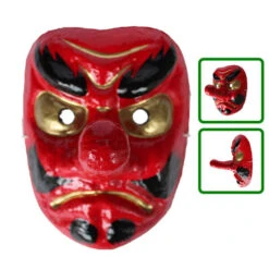 Masque Papier Mâché Tengu