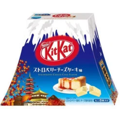 KitKat Mini - Cheesecake à La Fraise (boîte De 8, Design Mont Fuji)