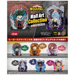 My Hero Academia Wall Art Collection Heroes & Villains RE-MENT