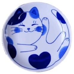 Bol à Riz - Neko Chigura (4 Designs) -Style Japonais Boutique NekoChiguraMikeTeaBowlYattaJapan