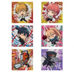 Bandai Gaufrette Chainsaw Man (avec Sticker) -Style Japonais Boutique NiformationChainsawManDeformedStickerWaferjapaneseSnackYattaJapan2