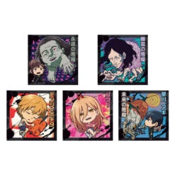 Bandai Gaufrette Chainsaw Man (avec Sticker) -Style Japonais Boutique NiformationChainsawManDeformedStickerWaferjapaneseSnackYattaJapan5