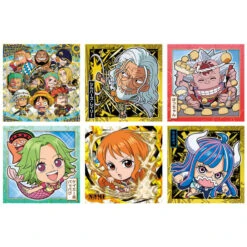Bandai Gaufrette One Piece Great Pirate LOG3 (avec Sticker) -Style Japonais Boutique NiformationOnePieceGreatPirateSealWaferLOG3JapaneseSnackYattaJapan1
