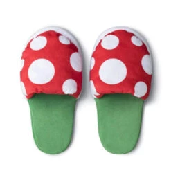 Nintendo Super Mario Home & Party Room Pantoufles (Plante Piranha/Tuyau Vert) -Style Japonais Boutique NintendoSuperMarioHome PartyRoomSlippersPiranhaPlantWarpPipeJapanGamingGoodiesYattaJapan3