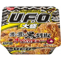 Cup Noodle - UFO Wild Yakisoba Dark Black Pepper Beef Soy Sauce