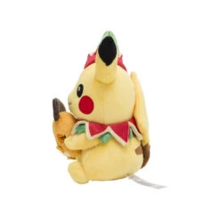 Peluche "Pokémon Christmas Toy Factory" - Pikachu & Dedenne -Style Japonais Boutique PlushPikachu DedennePokemonChristmasToyFactory2022PokemonCenterCollectionYattaJapan2