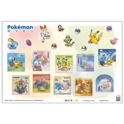 POKEMON Timbres Pokémon Japan Post - Edition Limitée - Set A