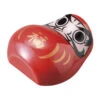 Porte Baguettes En Porcelaine - Daruma -Style Japonais Boutique RedDarumaChopstickHolderYattaJapan