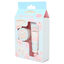 Cinnamoroll - Set Crème Mains & Baume à Lèvres -Style Japonais Boutique SanrioCinnamorollLipBalmHandCreamKawaiiJapaneseCosmeticYattaJapan2