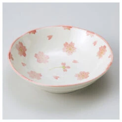 Bol Peu Profond En Porcelaine - Sakura