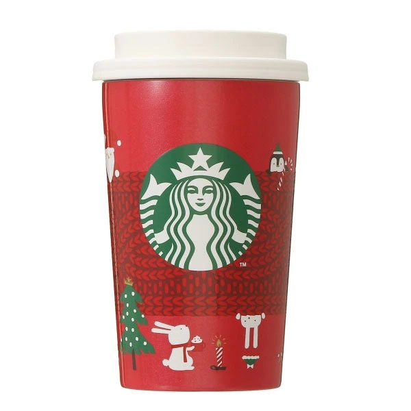 Starbucks Holiday 2021 - Tumbler Inox TOGO Cup Joyful Friends 355ml 3 Starbucks Holiday 2021 - Tumbler Inox TOGO Cup Joyful Friends 355ml