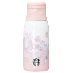 Starbucks Sakura 2023 - Bouteille Inox Bouchon Poignée 355ml