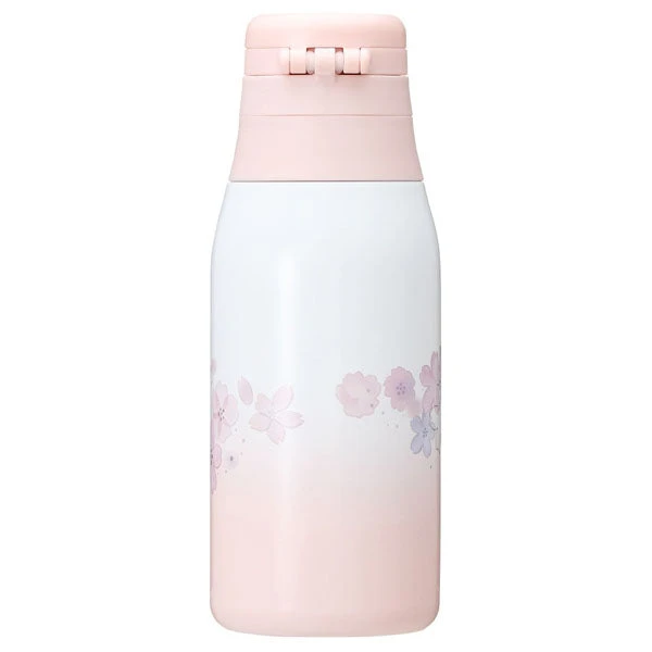 Starbucks Sakura 2023 - Bouteille Inox Bouchon Poignée 355ml 4 Starbucks Sakura 2023 - Bouteille Inox Bouchon Poignée 355ml – Image 2