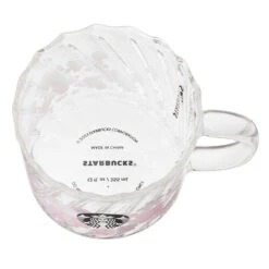 Starbucks Sakura 2023 - Mug Résistant à La Chaleur Twist Line 355ml -Style Japonais Boutique StarbucksJapanSAKURA2023heatresistantglassmugtwistline355mlYattaJapan2