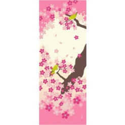 Tenugui Oiseaux & Sakura