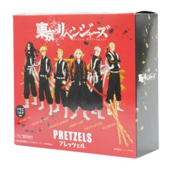 Tokyo Revengers - Bretzels Lait Fraise (avec Sticker)