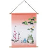 Tapisserie Mon Voisin Totoro - Pin, Bamboo Et Prune -Style Japonais Boutique TotoroTapestryBambooPlumGhibliYattaJapan