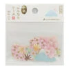 Hannari Stickers - Mont Fuji & Sakura -Style Japonais Boutique WashiHanariStickersFujiFanSakuraYattaJapan