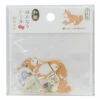 Hannari Stickers - Shiba Inu Summer Color -Style Japonais Boutique WashiHanariStickersShibaFanKakigoriYattaJapan