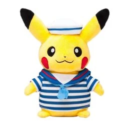Peluche Pikachu Marinière - Monthly Pikachu Août 2015