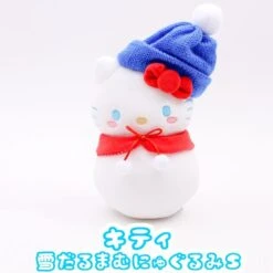 Sanrio - Peluche Bonhomme De Neige Hello Kitty
