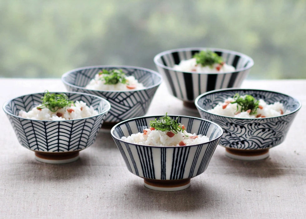 Bol à Donburi- Motif Feuilles 4 Bol à Donburi- Motif Feuilles – Image 2