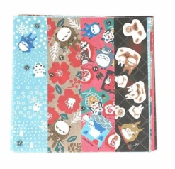 Mon Voisin Totoro - Papier Japonais Chiyogami - Motifs Hiver